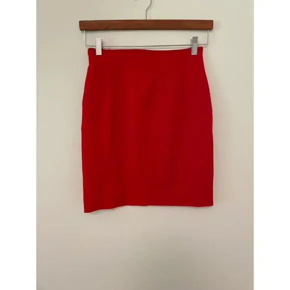 Kenzo Red Button-Detail Skirt - Picture 3 of 8